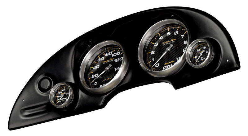Combination Auto Meter Black Race Panel 10009