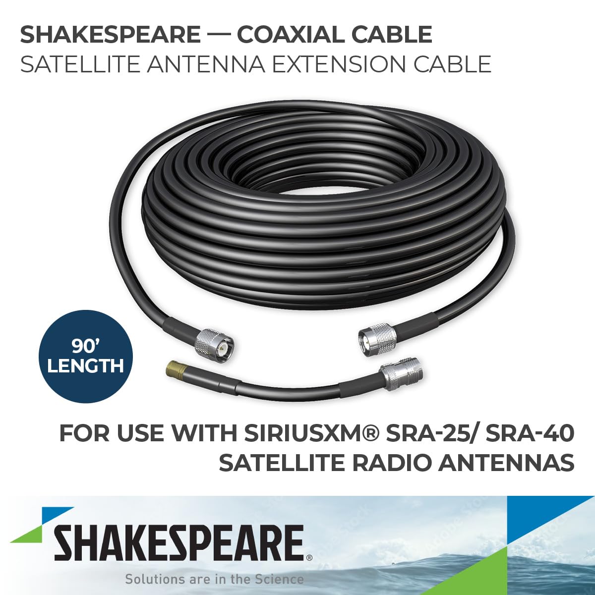 Replacement Shakespeare Cable for SRA-25/40, 90'