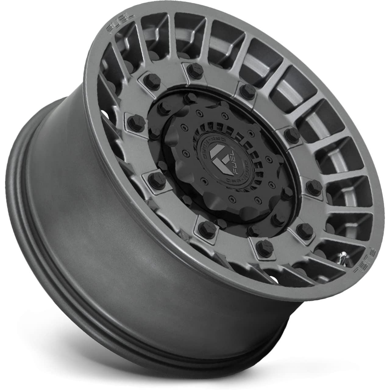 D726 MILITIA FUEL OFF-ROAD 17X9, 5X4.5/5.0, 4.53, -12mm MATTE ANTHRACITE AND BLACK - D72617902645