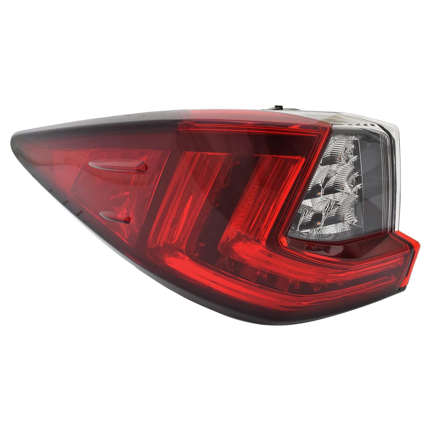 Left-Side TYC 11-9190-00 Tail Light Assembly Compatible with 2016-2019 Lexus RX350