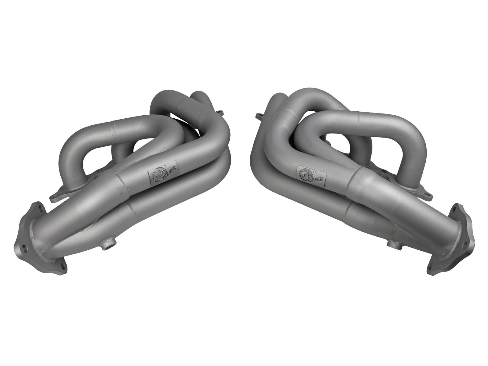 48-34148-T aFe Power Twisted Steel Header for 2020 Chevrolet Corvette (C8), 304 Stainless Steel