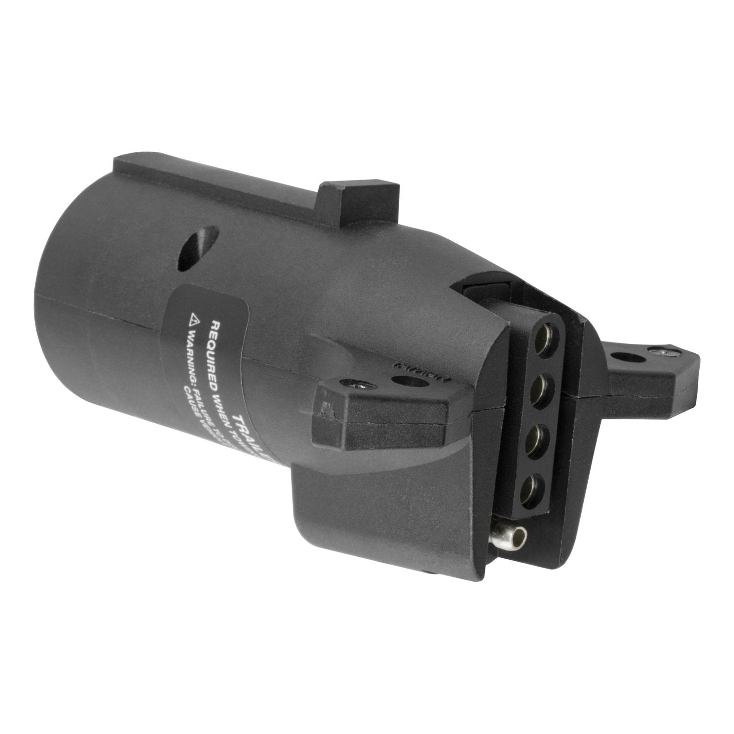 7-Way RV Blade CURT 57004 Vehicle-Side to 4-Way Flat Trailer-Side Trailer Wiring Adapter