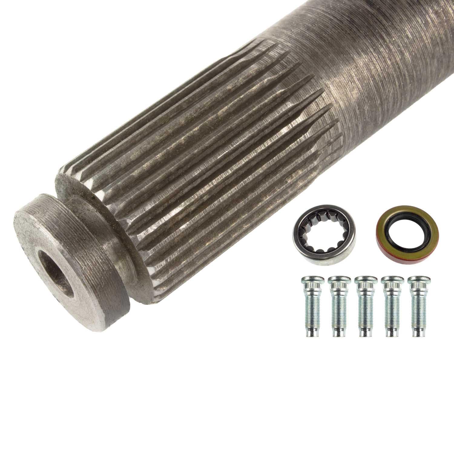 Spline Drive TEN Factory MG25110 Bolt Pattern Axle Shaft Assembly for Ford 8.8, 28 Spline Rear Axle Left (Driver) - Fits Ford Ranger (1983–1992), Replaces EXCEL 92-23335, Nitro AXF750004, E3TZ4234C