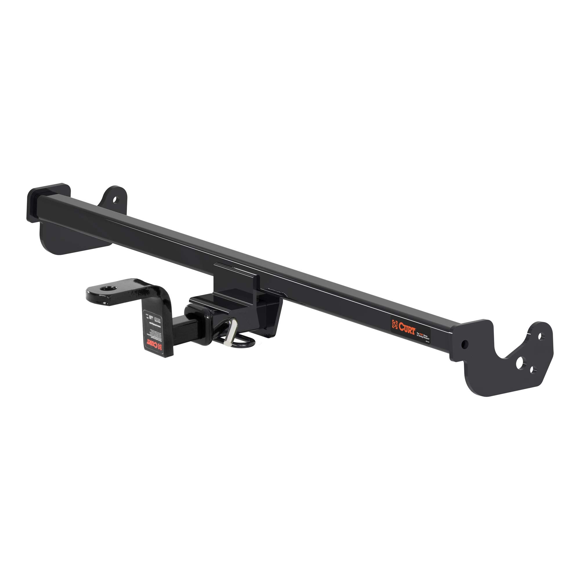 CURT Class 1 Trailer Hitch with Ball Mount, 1-1/4-In Receiver, Fits Yaris Select Toyota