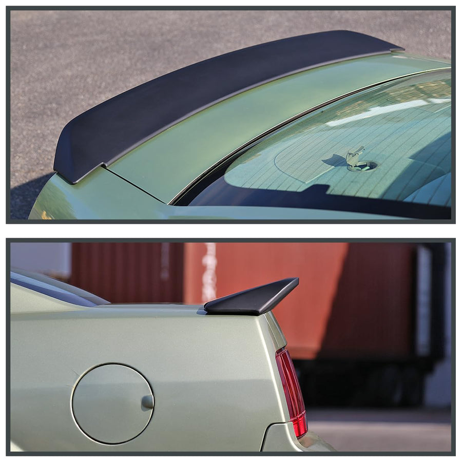 Matte Black Spec-D Tuning Ducktail Style ABS Rear Trunk Spoiler for 2005-2009 Ford Mustang GT500 Models