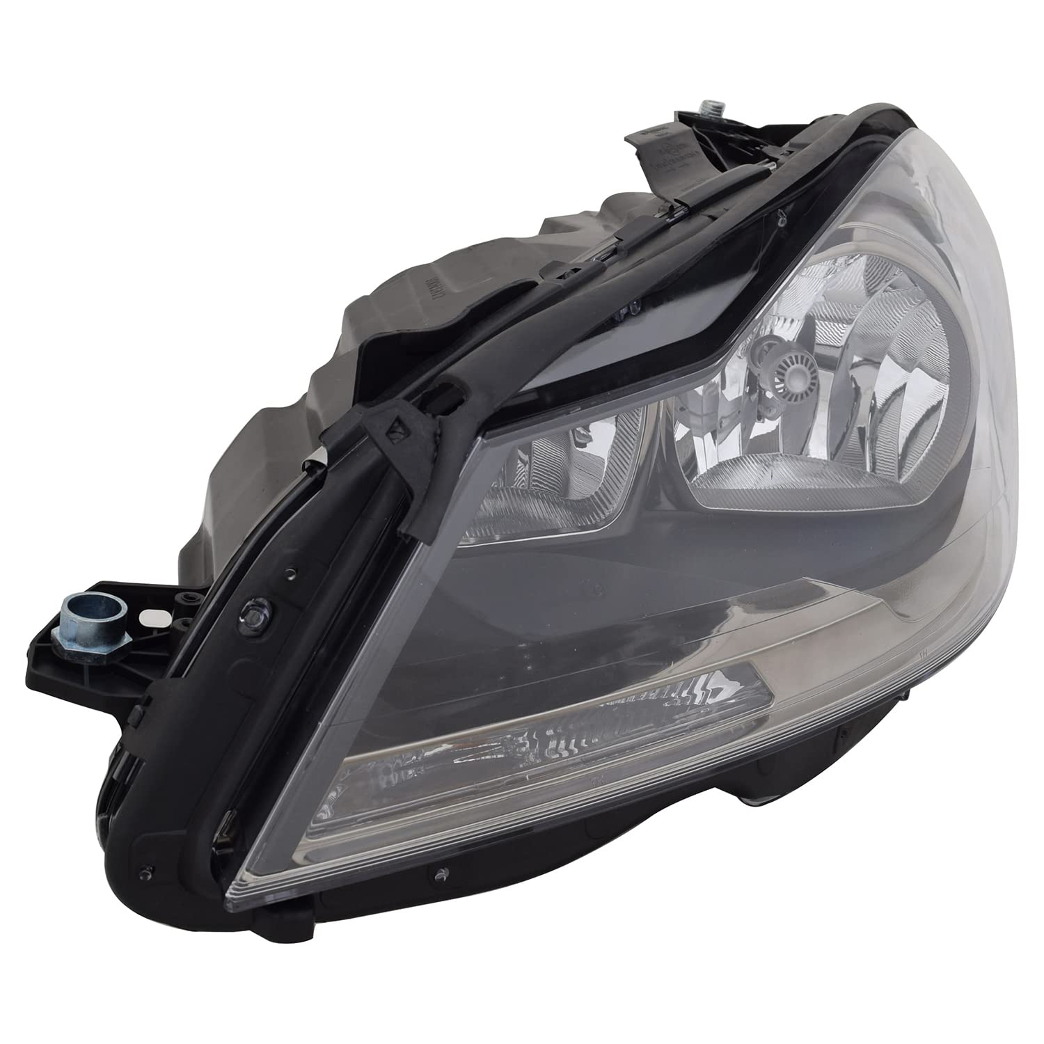 Left TYC Headlight Assembly Compatible with 2012-2015 Mercedes Benz C-Class