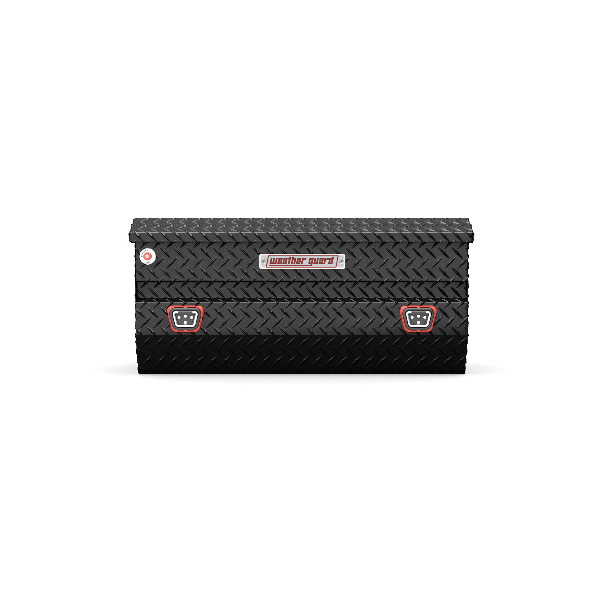 614-5-04 Weather Guard Aluminum All-Purpose Utility Chest, Fits Full and Compact Size Trucks, 7.0 cu ft Storage Capacity (Gloss Black)