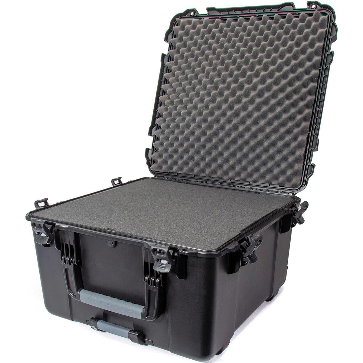 Lightweight Wheeled Series 970 NK-7 Resin Waterproof Hard Case with Foam Insert, Black