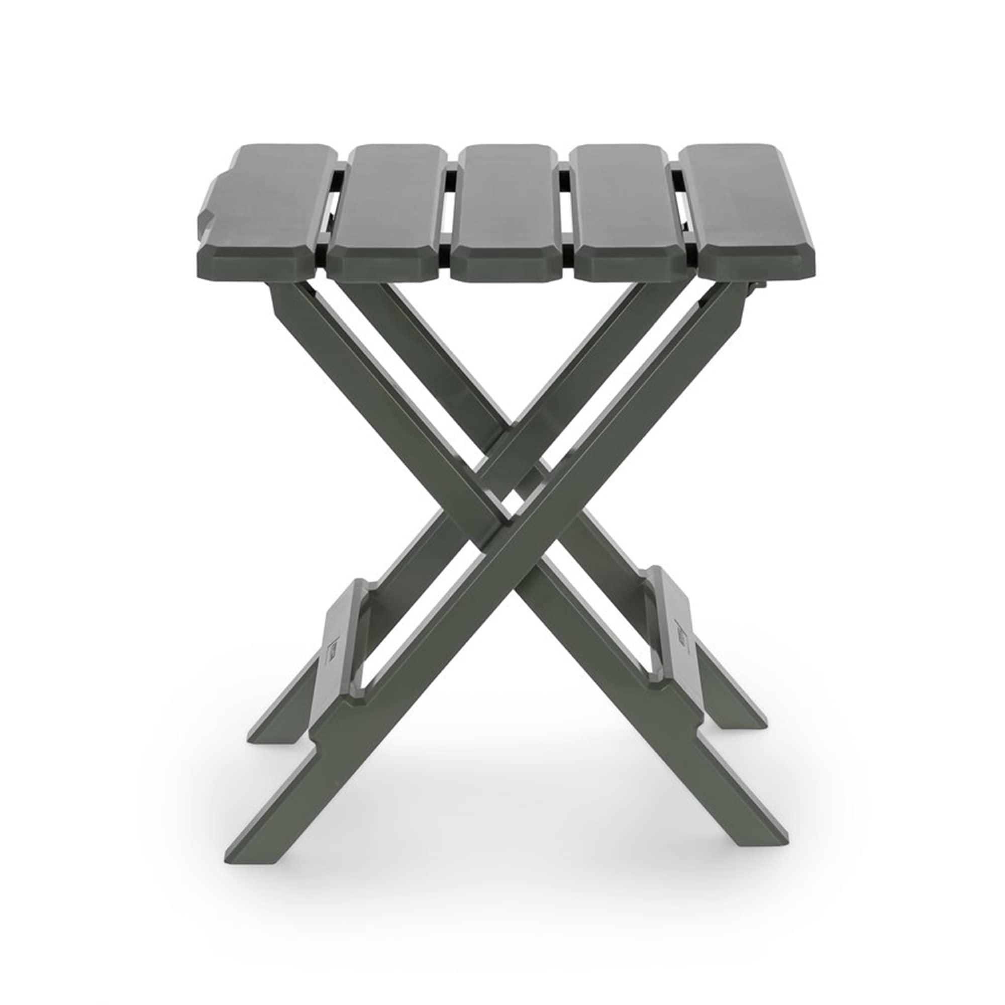 Quick-Folding Camco Adirondack Table, Plastic, Sage