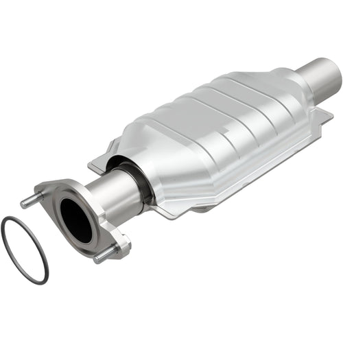 MagnaFlow OEM Grade Direct-Fit Catalytic Converter Federal/EPA Compliant 51896 - Stainless Steel 2.25in Main Piping, 18in Overall Length, No O2 Sensor - Fusion & Milan Replacement