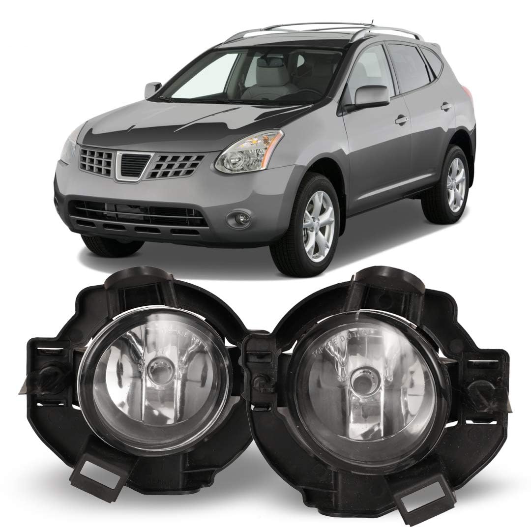 Winjet Driving Fog Lights Compatible with [2008 2009 2010 Nissan Rogue] + Switch + Wiring Kit