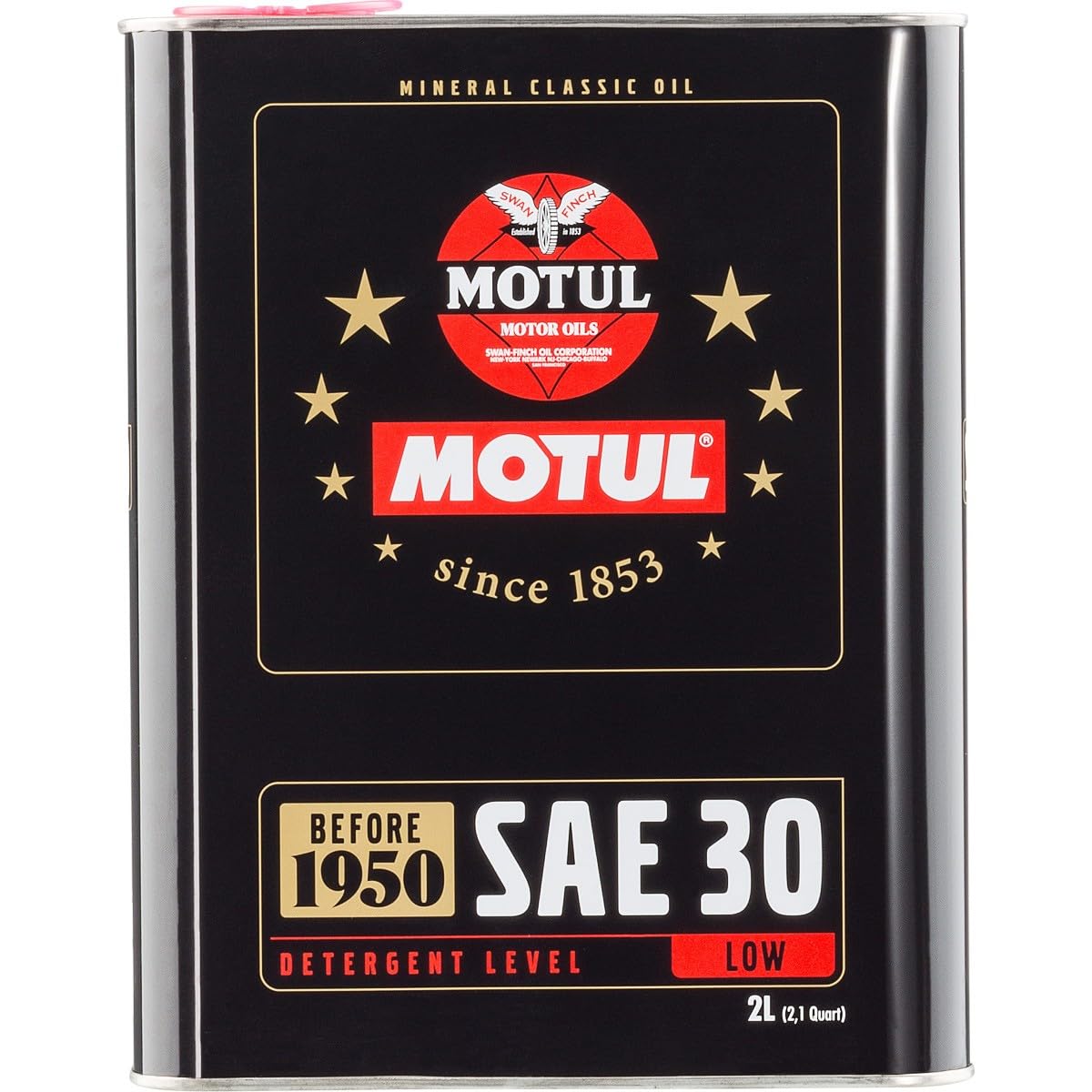 Classic Motul SAE 30 Mineral Engine Oil 2-liter