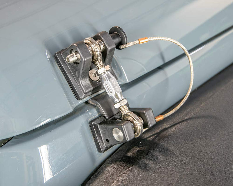 Hood Hold Down DV8 Offroad for the 2007-2018 Jeep Wrangler JK | Quick Release Push Pin | Adjustable Tensioning Turnbuckle | Steel & Billet Aluminum Construction