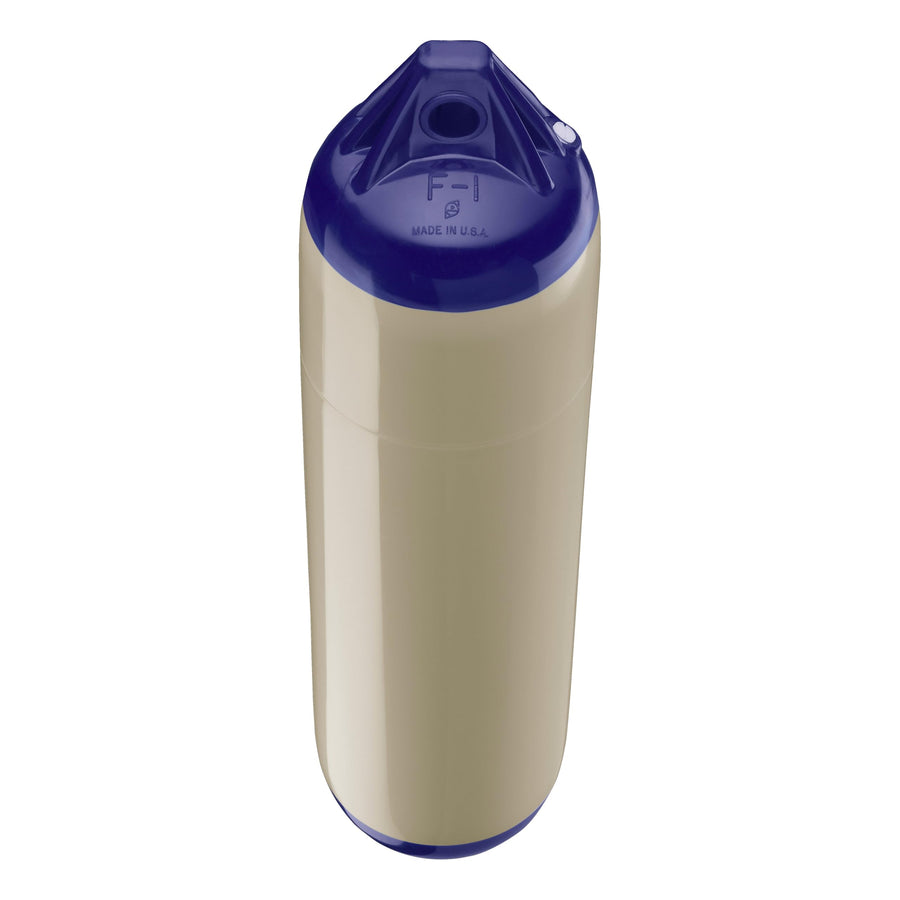 F-1 Standard Polyform Boat Fender Blue Ropehold - Sand