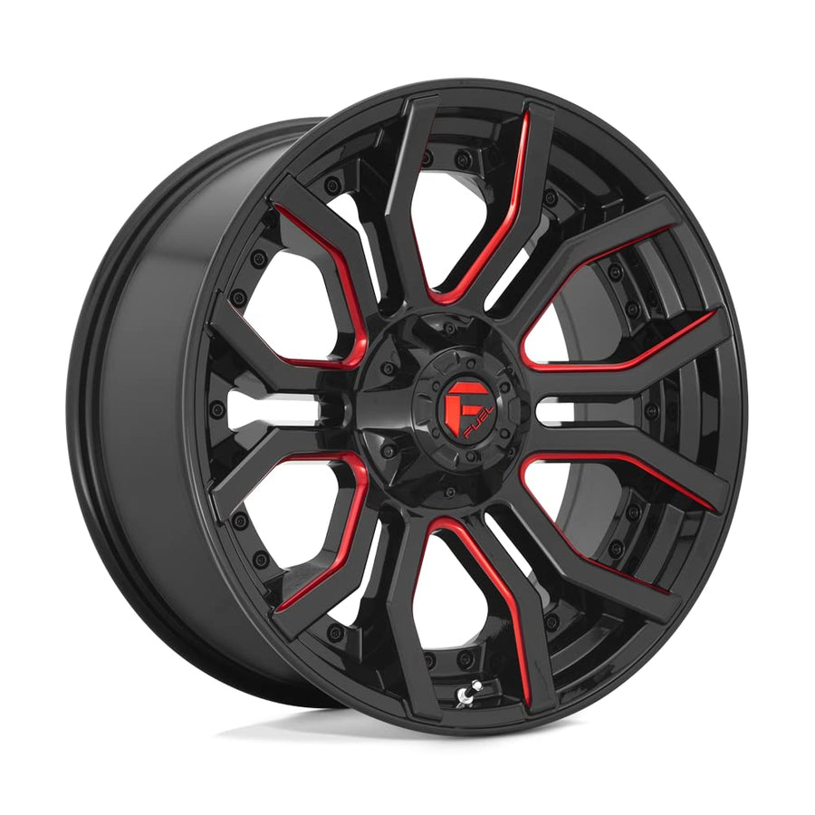 1PC Fuel D712 24X12 8X180 GL-BLK-RTTC -44MM - D71224201847