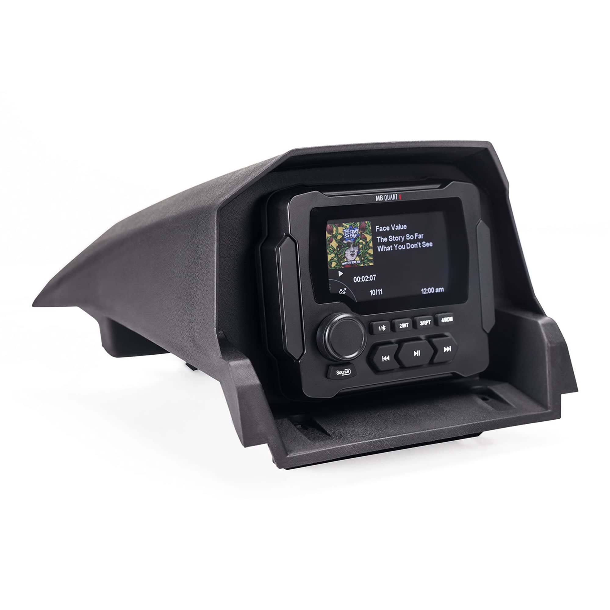 Stage 5 MB Quart 1800 Watt Can Am X3 Tuned, Premium Complete Audio Car Speakers Sound System Utility Terrain Vehicles, Off Road, Black