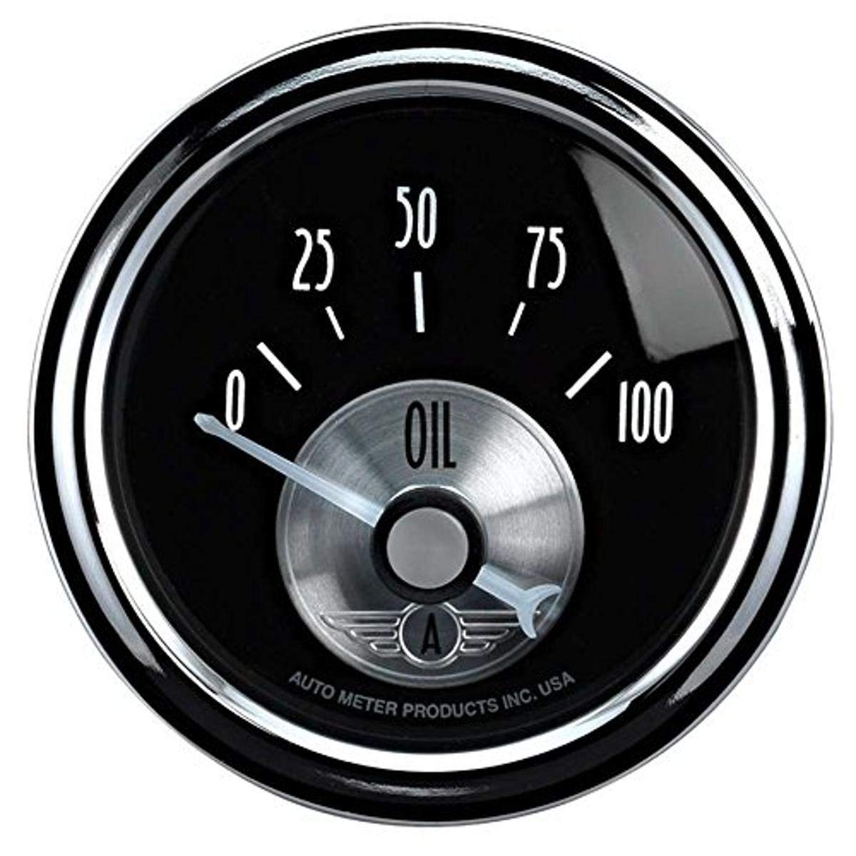 Auto Meter Prestige Black 2-1/16" 0-100 PSI Oil Pressure Gauge 2028