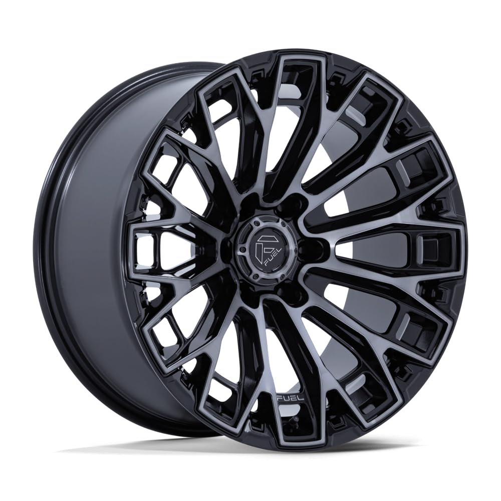 FC882 TRAX FUEL OFF-ROAD 18X9 6X5.5 5.04 1mm GLOSS BLACK MACHINED FACE DARK TINTED CLEAR - FC882BT18906801