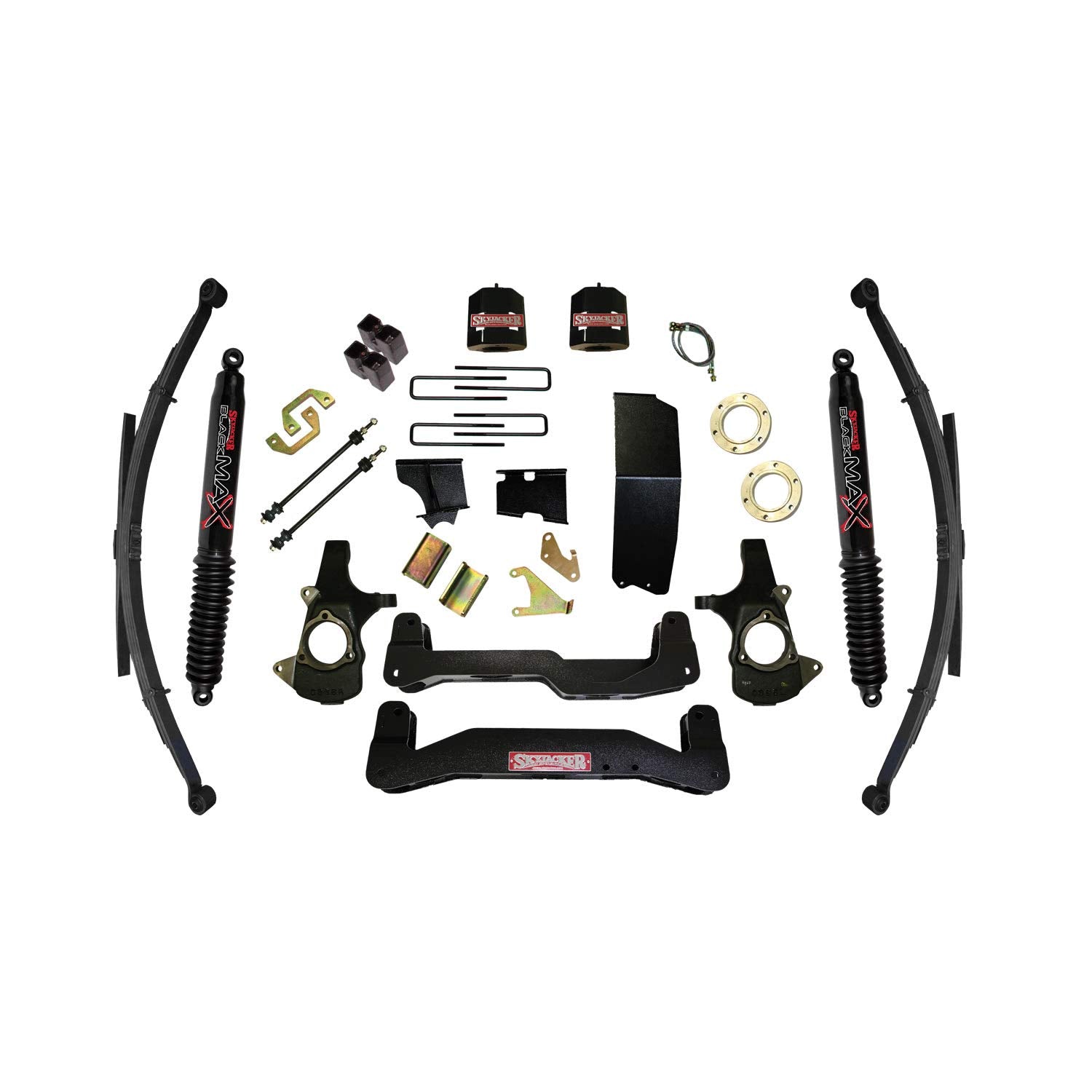 Skyjacker Suspension Lift Kit C14660PKS-B w/Shock Black MAX Shocks 6-7 in. Lift System For Use w/Steel Control Arms