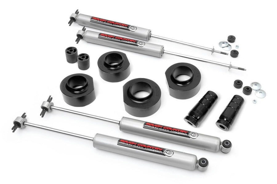 1.5" Rough Country Lift Kit w/N3 Shocks for 1997-2006 Jeep Wrangler TJ - 65030