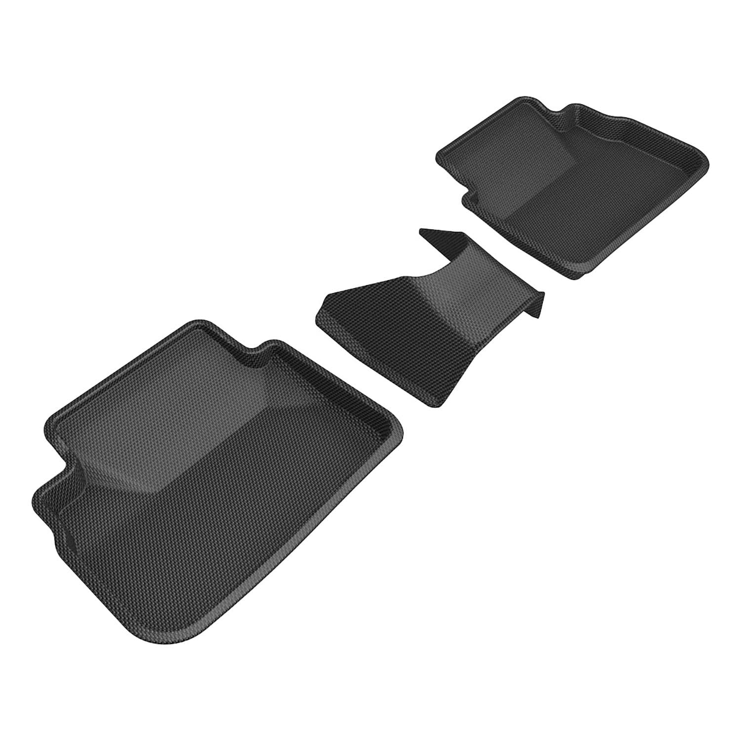MAXpider 3D Custom Fit Kagu Floor Mat (Black) Compatible with Subaru WRX 2022-2025 - R2