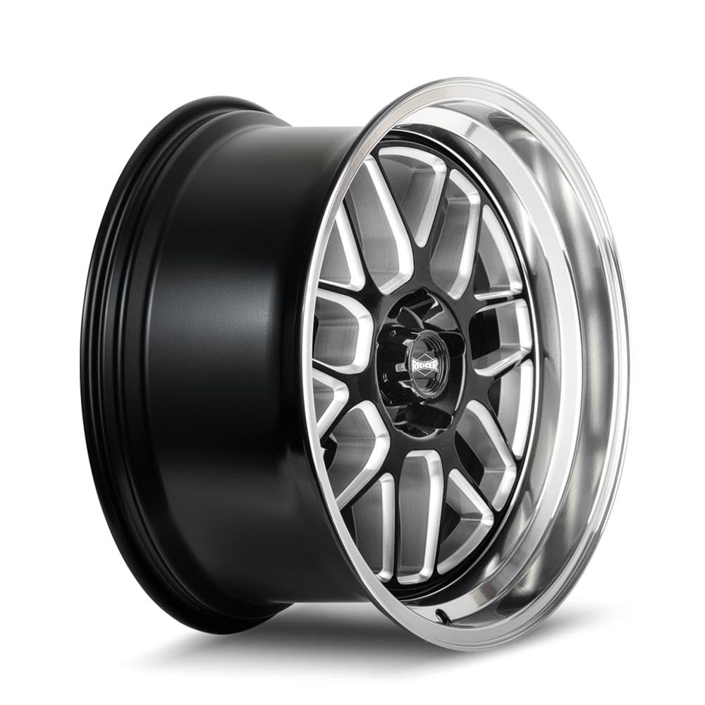 611 RIDLER 611 Gloss Black Milled with Diamond Cut Lip 20X10 5-120.65 0MM 83.82MM