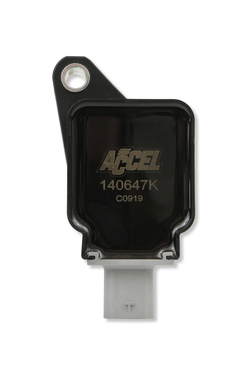 Ignition Coil ACCEL 140647K-6, Black, 6-pack