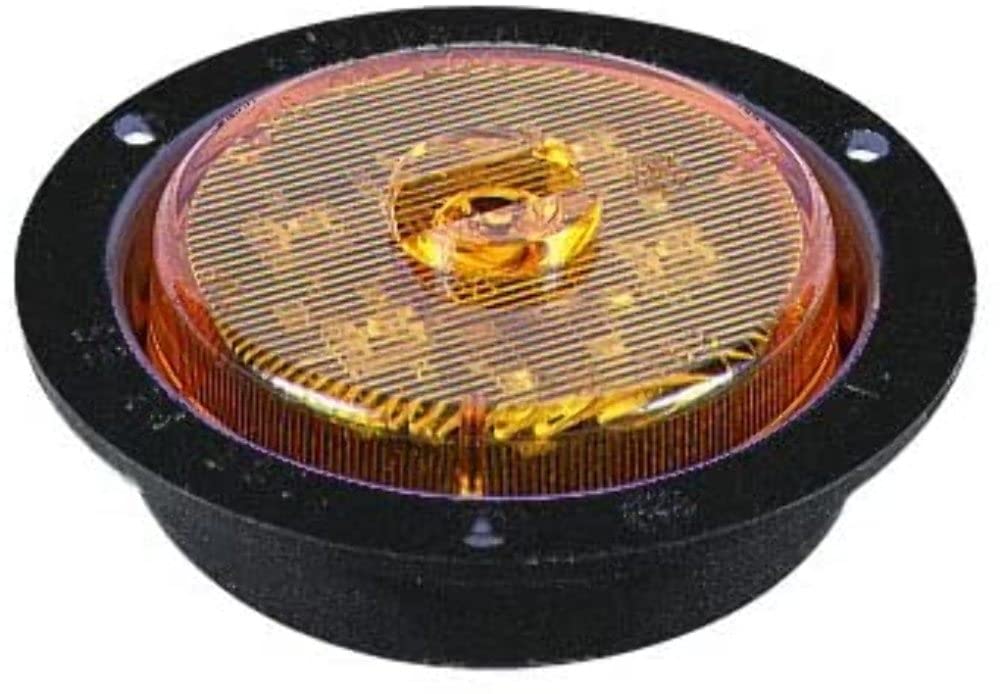 Piranha 163FA Peterson LED 2 1 2 Clearance Side Marker Light - Amber, Flush Mount