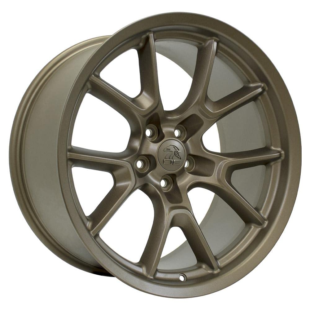 20 Inch OE Wheels DG21 Rim Fits Challenger 50th Anniversary Style 5x115 20x10 Satin Bronze - Hollander 10369 (1)