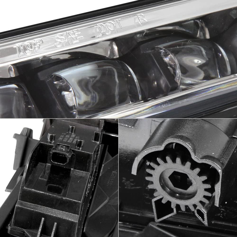 OEM Series Winjet for [2016-2017 Honda Accord Coupe] Driving LED DRL Lights + Switch + Wiring Kit