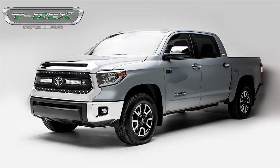 Torch Grille 2018-2021 Tundra, Black, 1 Pc, Replacement, Chrome Studs with (2) 12" LEDs, Does Not Fit Vehicles with Camera - PN #6319661