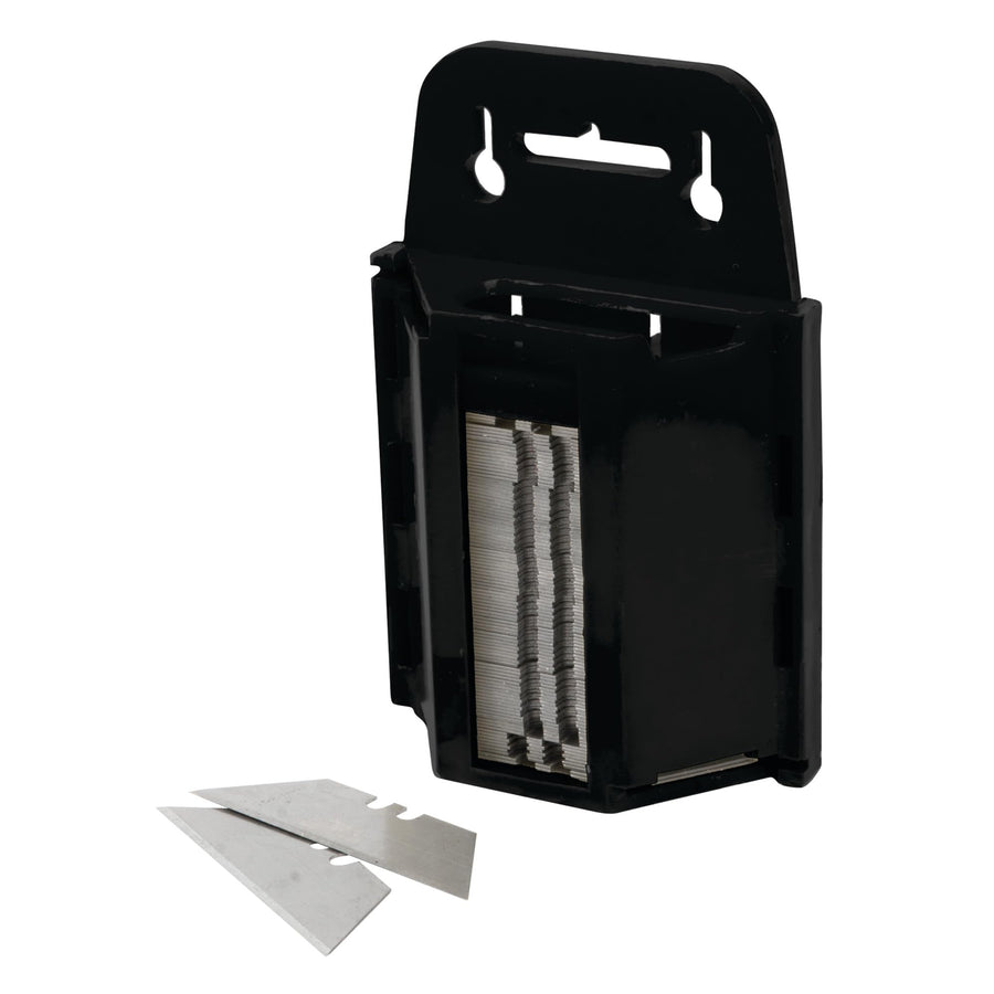 W7501 Performance Tool Easy to Use Blade Dispenser with 100 Precision Honed Blades - Fits Standard Utility Knives for Home, Shop, and Office Use