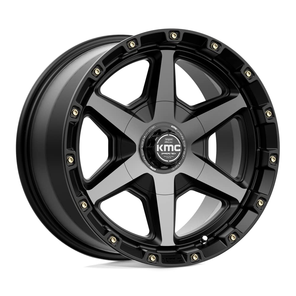 KMC Wheels 17X9 KM101 6X4.5/5.5 S-BLK GTCC 18MM - KM10179070418