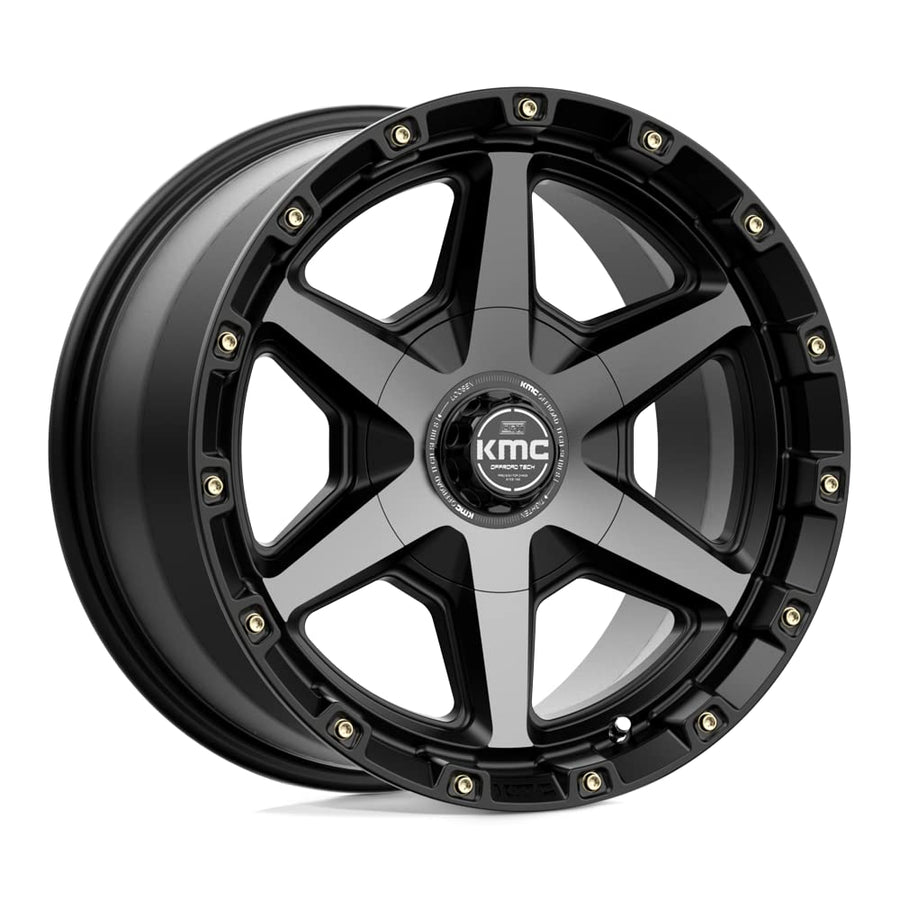 KMC Wheels 17X9 KM101 6X4.5/5.5 S-BLK GTCC 18MM - KM10179070418