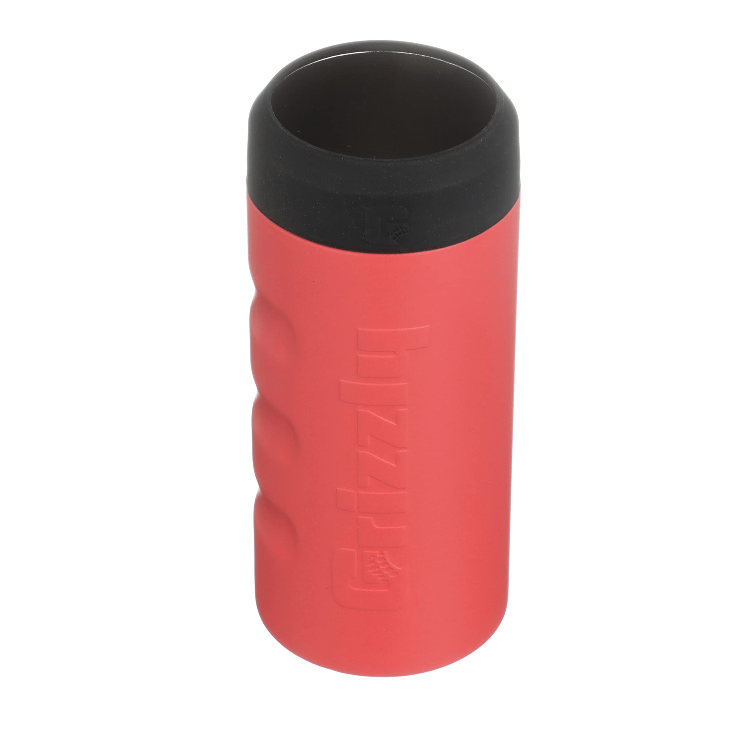 12 oz Stainless Steel Grizzly Grip Slim Can | Vacuum Insulated Can Cooler | For 12 oz Slim Energy and Seltzer Cans Reusable Durable | Coral
