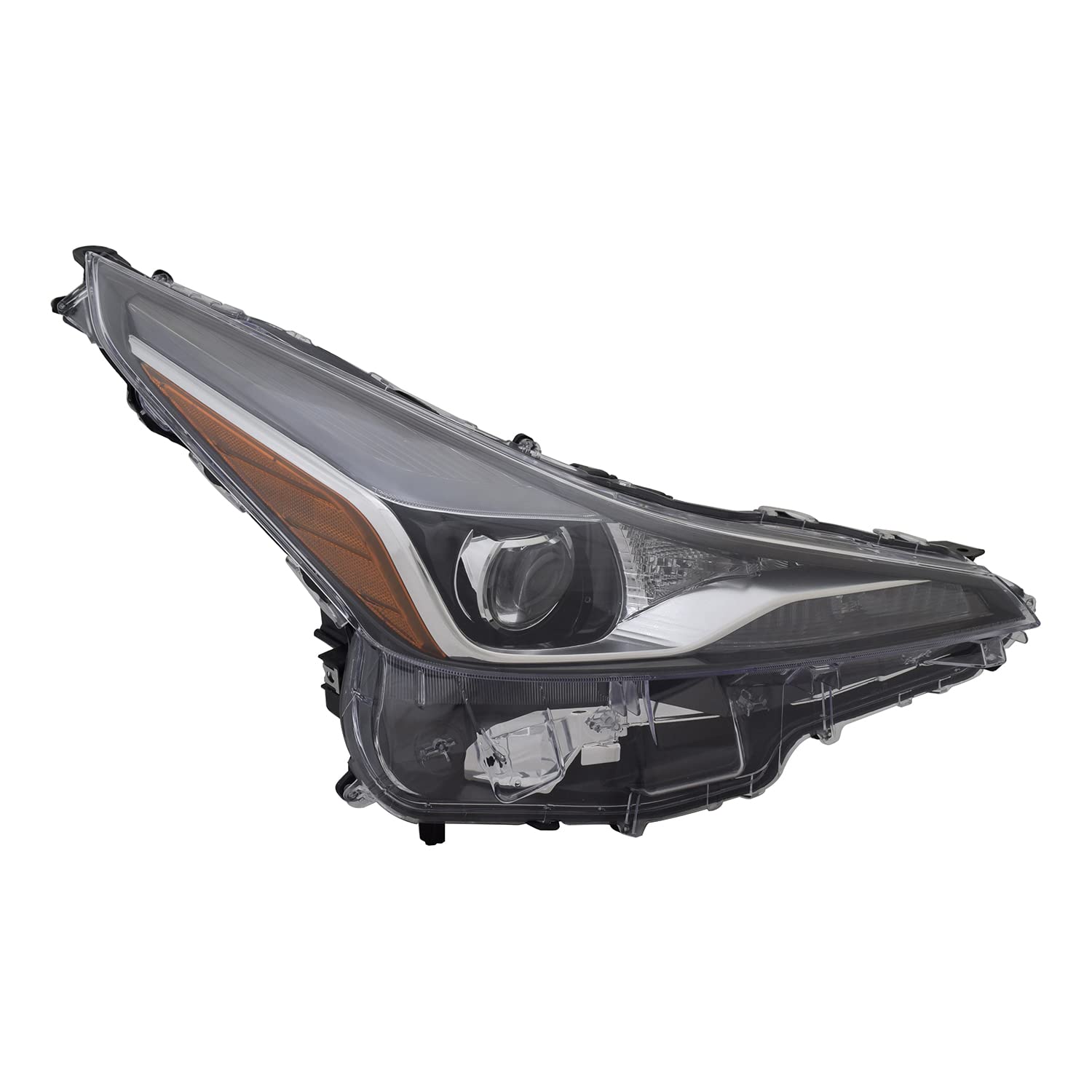 Right TYC Headlight Assembly Compatible with 2019-2021 Toyota Prius