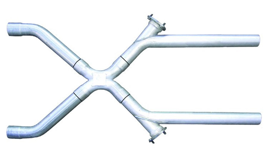 Pypes Performance Exhaust Xchange XVX13: X-Pipe Crossover Kit Intermediate Pipe 3 in Natural
