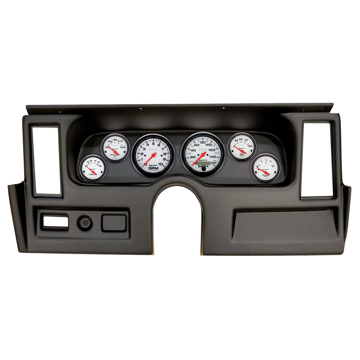AutoMeter Dash Kit Direct Fit, (3 3/8" X2, 2 1/16" X4), Chevrolet Nova 77-79, Phantom (2916-09)