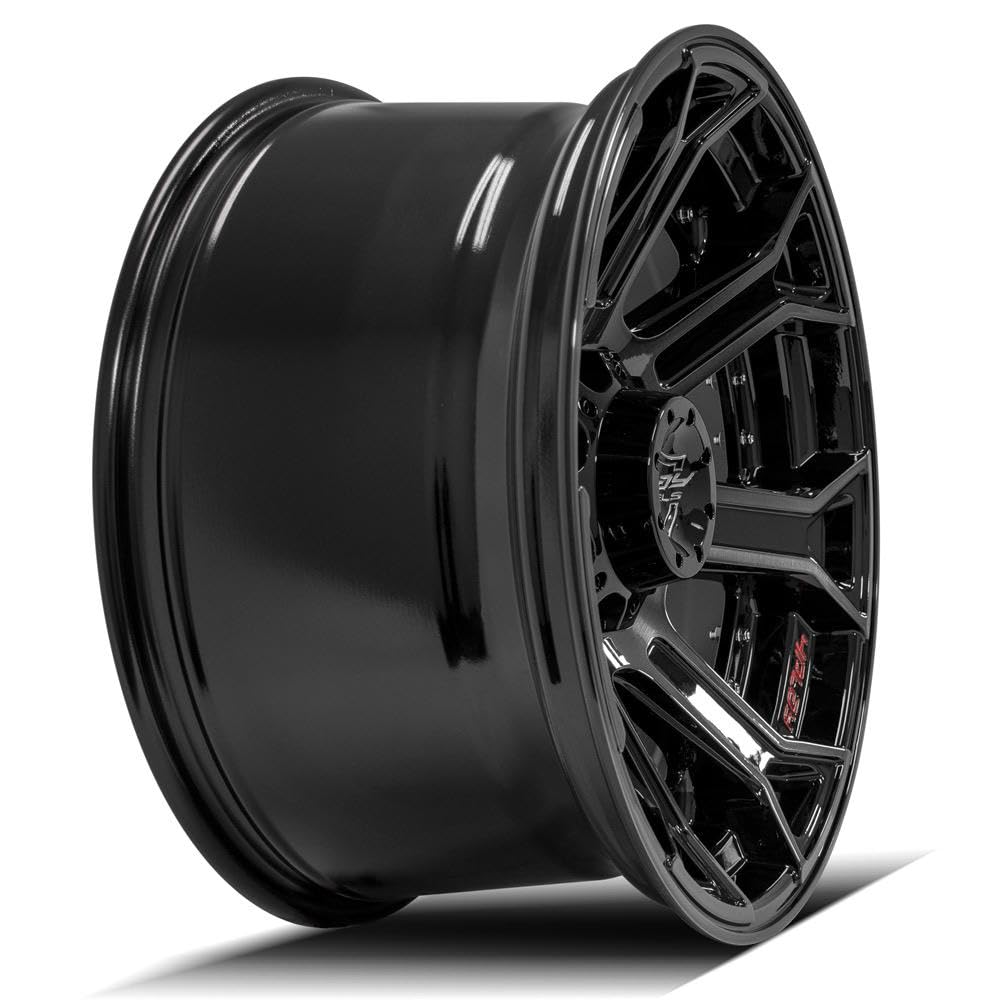 4PLAY Wheels 20 Inch Rim 4P70 Fits 8x170 20x10 Gloss Black Brushed with Tinted Clear (1)