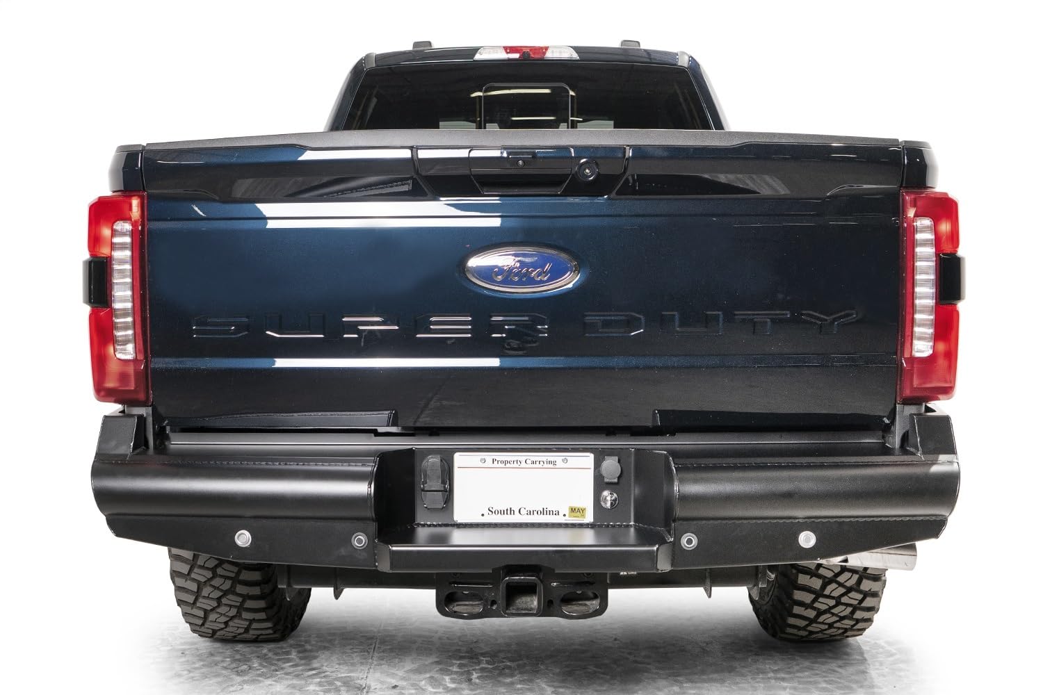 Fab Fours Elite Rear Bumper FS23-U5950-1 fits 2023 Ford F-350 Super Duty - Black Steel