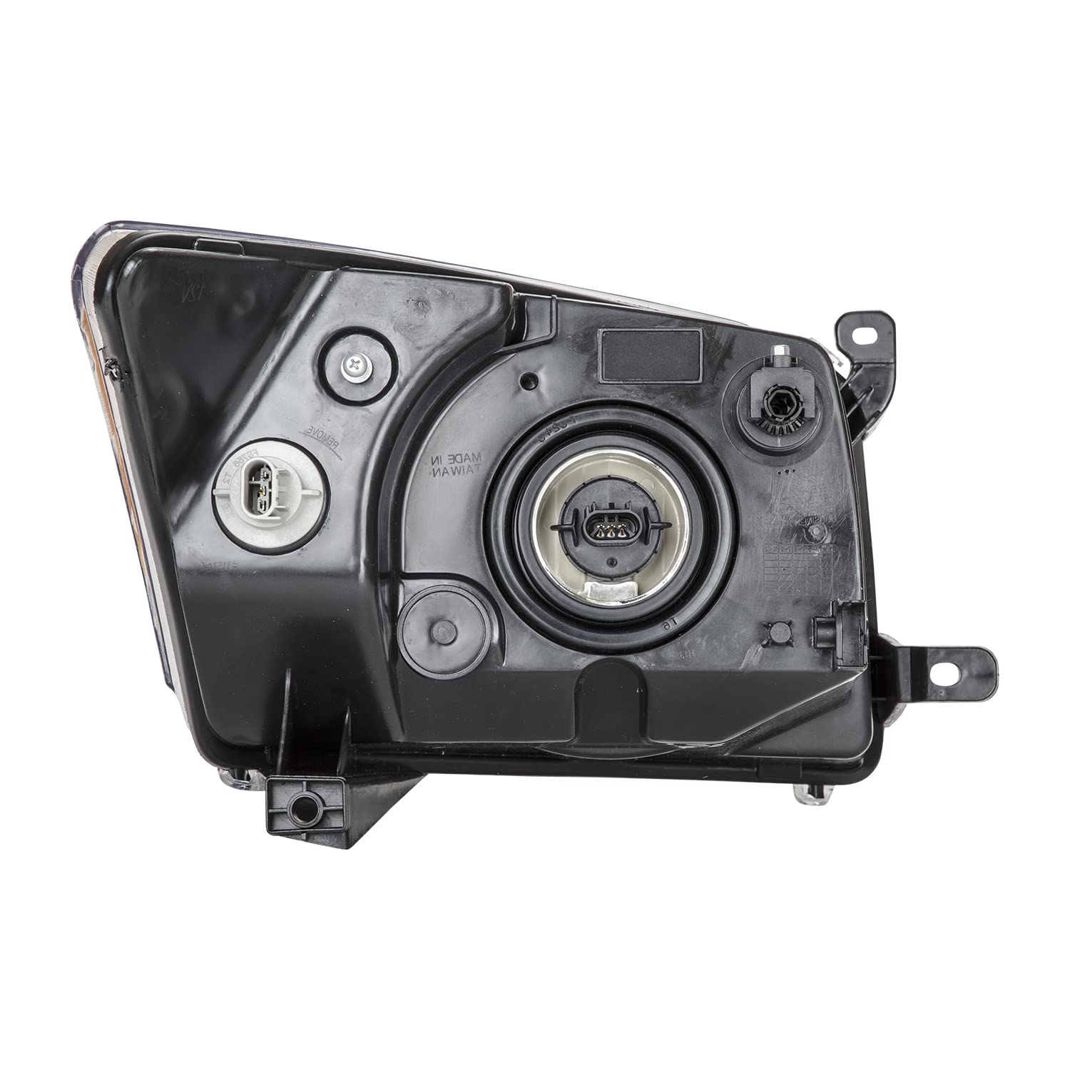 Left TYC Headlight Assembly Compatible with 2007-2012 Dodge Caliber