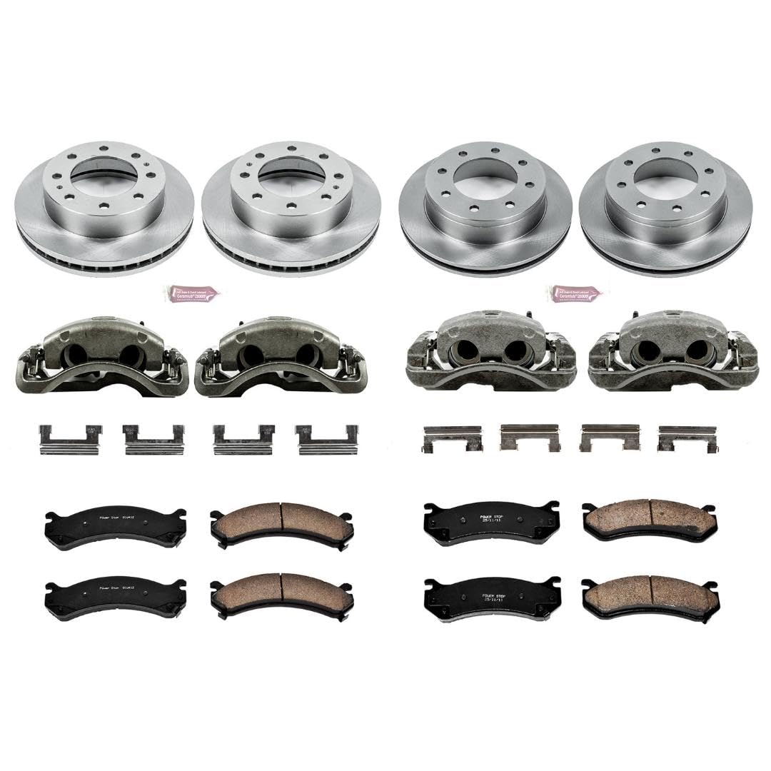 Autospecialty Power Stop KCOE2023A 1-Click OE Replacement Brake Kit with Calipers