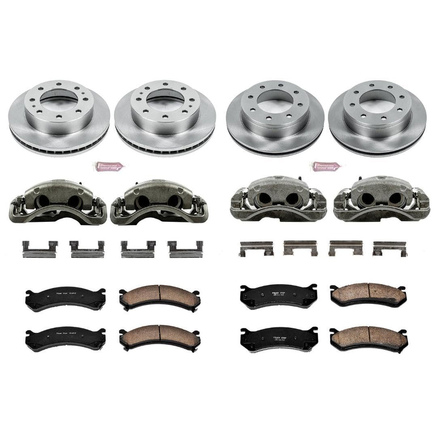 Autospecialty Power Stop KCOE2023A 1-Click OE Replacement Brake Kit with Calipers