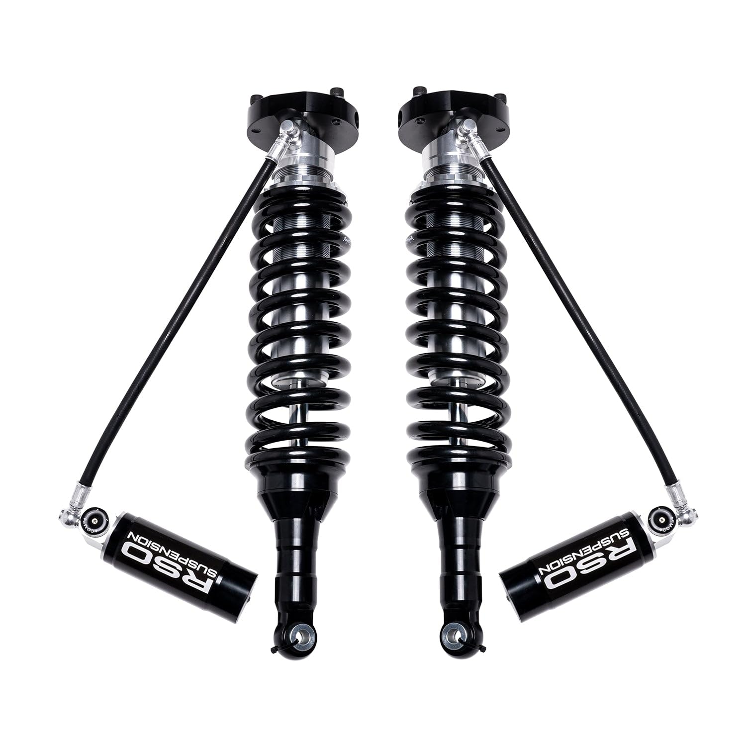 2.5 RSO Coilover Front Adjustable Remote Reservoir Shocks Lift Kits Compatible with 10-24 4Runner or 10-14 FJ Cruiser or 10-23 GX460 0-3.5 inch