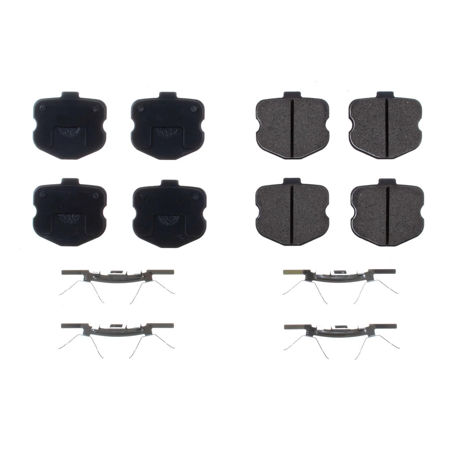 Rear Brake Kit Power Stop For Chevrolet Corvette 2006-13 - Ceramic Brake Pads With Installation Hardware, 17-1185R