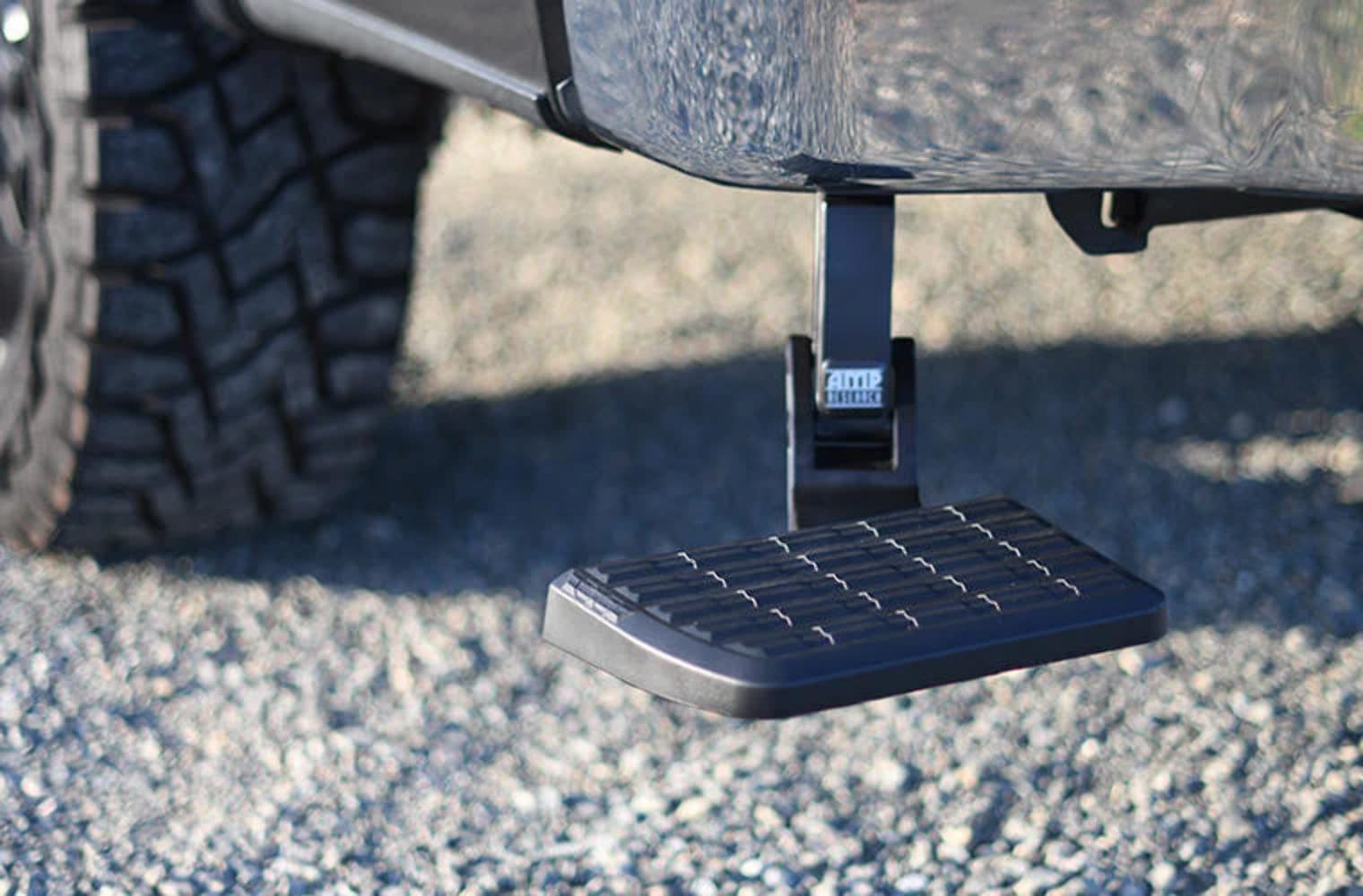AMP Research RealTruck BedStep | 75323-01A | Fits 2019 - 2024 Chevrolet Silverado 1500 & GMC Sierra 1500; 2022 - 2023 Chevrolet Silverado 1500 LD/LTD & GMC Sierra 1500 Limited (Short Bed Only)