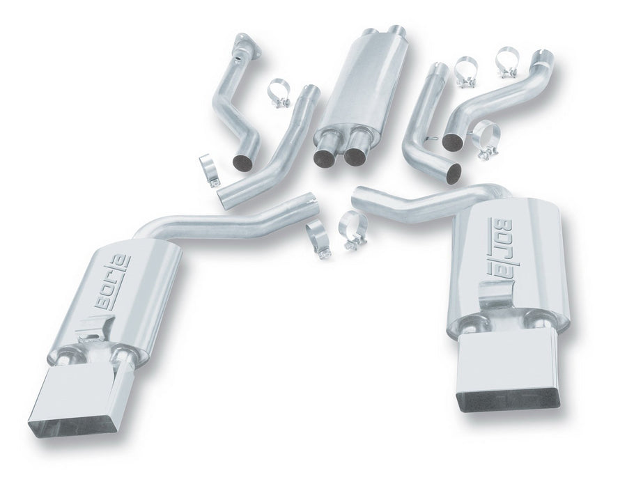 Cat-Back BORLA Performance Exhaust System for 1992-1996 Chevrolet Corvette (C4) 5.7L (LT-1 & LT-4) V8 Automatic/Manual Transmission Coupe/Convertible