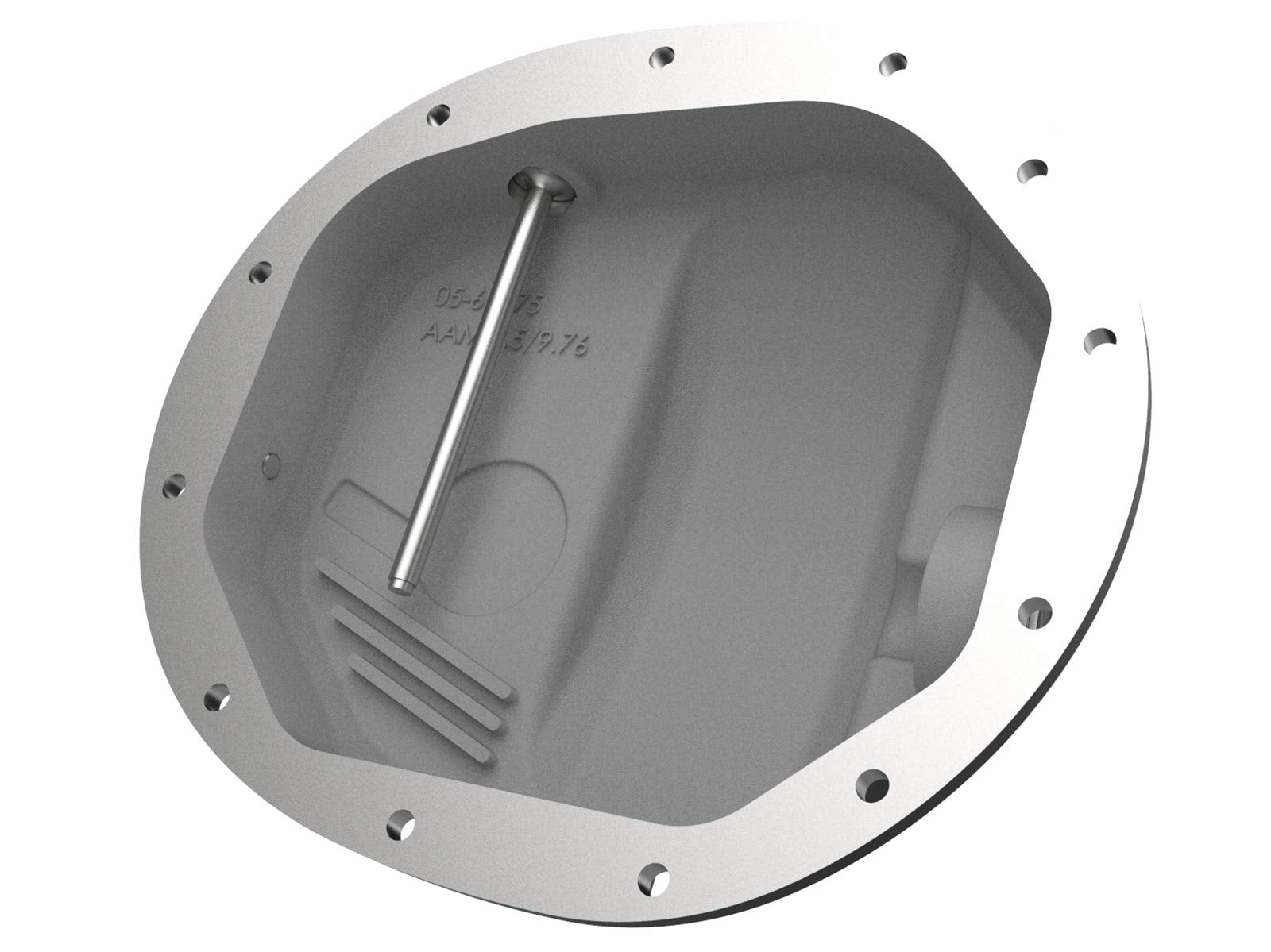aFe POWER Rear Differential Cover Pro Series Black w/Machined Fins - #46-71120B - GM Silverado/Sierra 1500 14-23 (AAM 9.5/9.76)