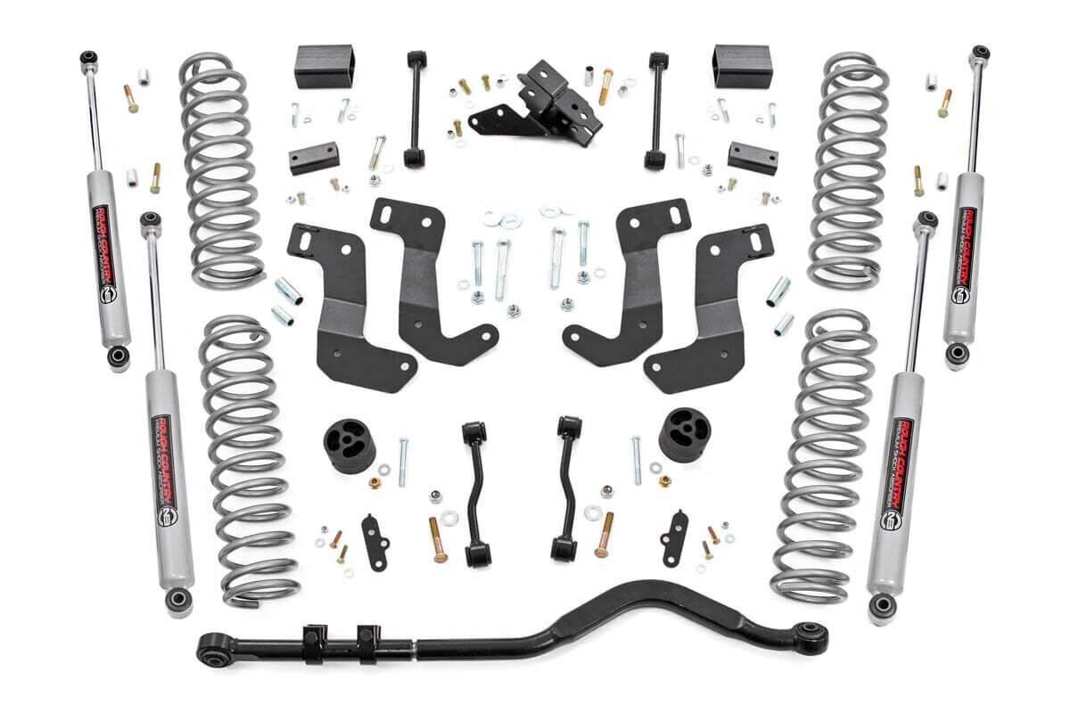 3.5" Rough Country Lift Kit for 2018-2023 Jeep Wrangler JL 2-Door - 62930