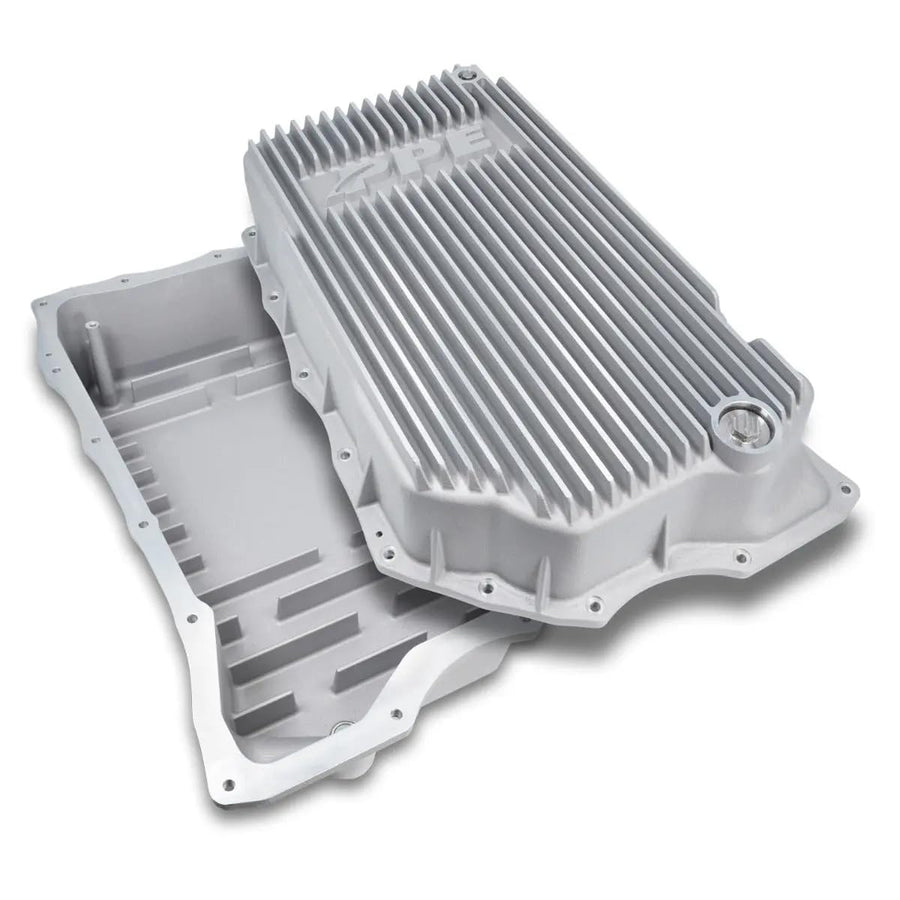 Heavy Duty PPE Cast Aluminum Deep Transmission Pan (RAW) 128051400 Compatible for 2020+ GM/Chevy with Allison 10L1000 Transmission